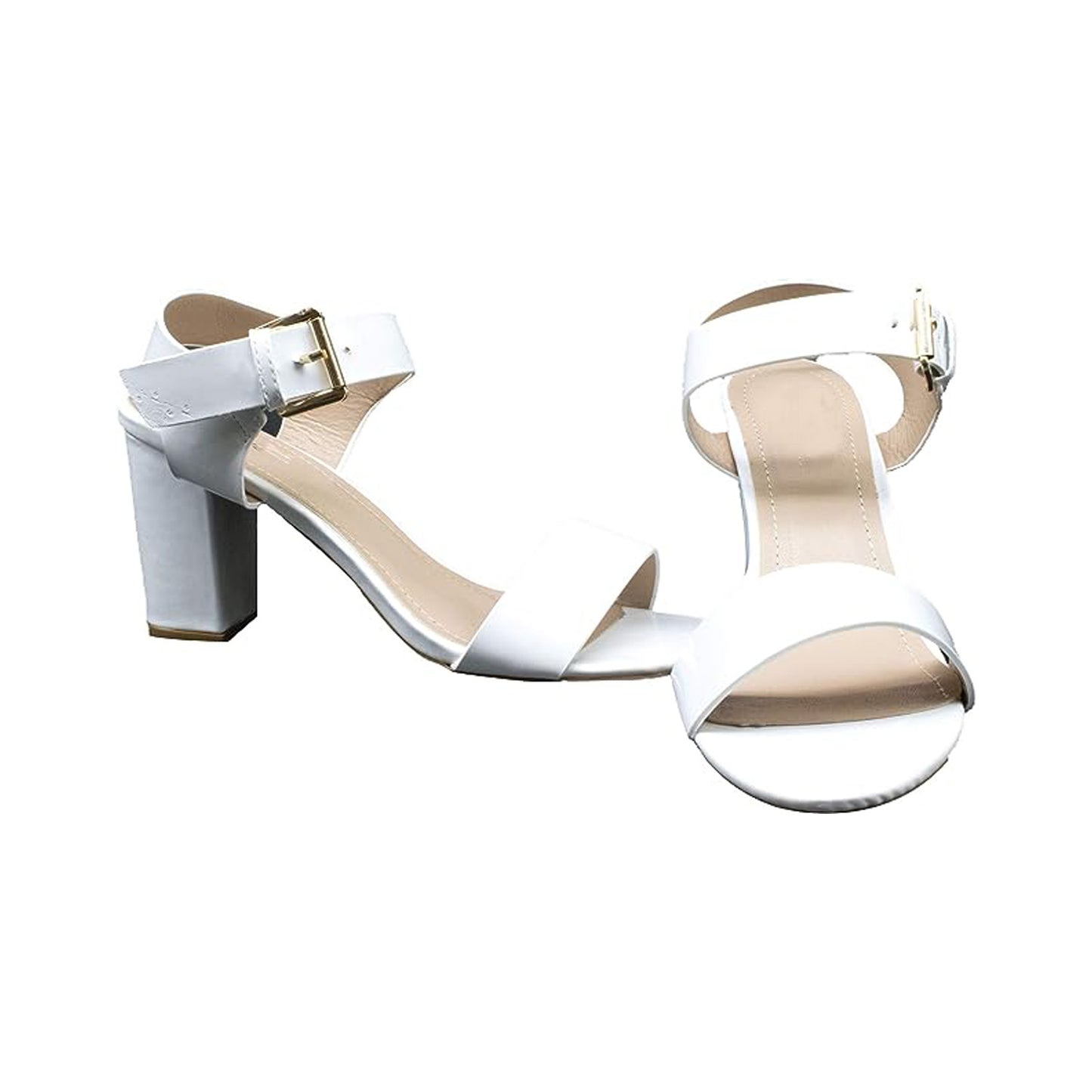 Women Party and casual Low MID Heel Block Peep Toe Ladies Ankle Strap Party Strappy ladies Sandals