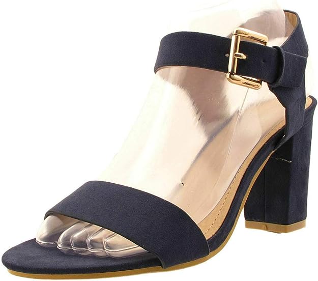 Women Party and casual Low MID Heel Block Peep Toe Ladies Ankle Strap Party Strappy ladies Sandals